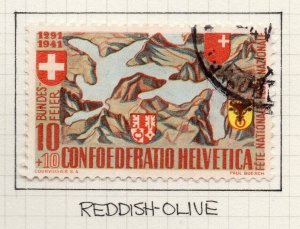 Switzerland 1941 Pro Patria Issue Fine Used 10c. NW-209681