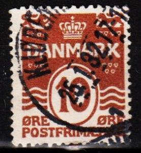 Denmark -  #95 Numeral - Used