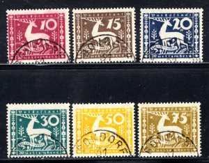 Wurttemberg #O53-O58 Used F/VF  CV $9.60  ...   7020100