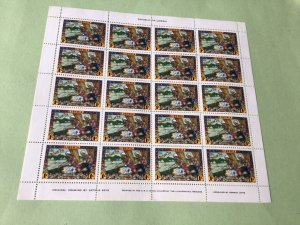 Liberia Arthur Szyk One Cent full mint never hinged stamps sheet  Ref 52218