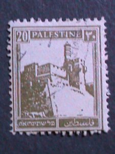 ​PALESTINE-1927- SC#77 CITADEL AT JERUSALEM MLH VF 96 YEARS OLD LAST ONE