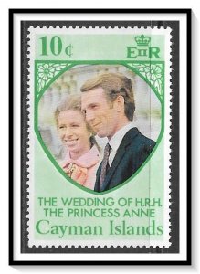 Cayman Islands #320 Princess Anne's Wedding MNH