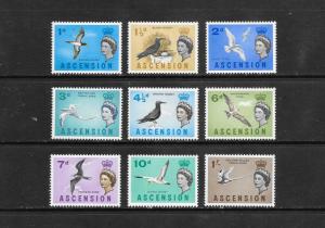 BIRDS - Ascension #75-83  MNH