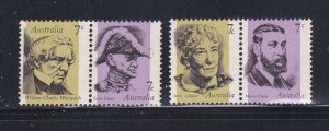 Australia 546-549 Set MNH Famous People