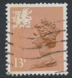 Great Britain Wales  SG W38ea SC# WMMH21a Used  see details 1 left side band