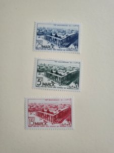 Stamps French Morocco Scott #256-8 h