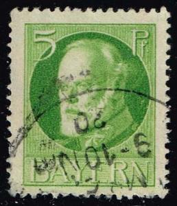 Germany-Bavaria #96 King Ludwig III; Used