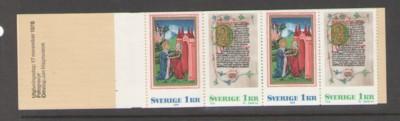 Sweden Sc 1192a 1975 1 k Christmas stamp bklt of 10 mint NH