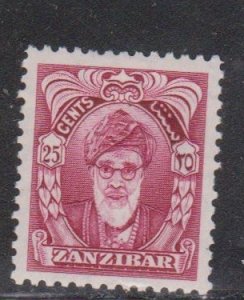 ZANZIBAR Scott # 234 MH