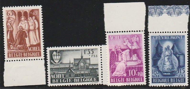 BELGIUM B447-50 MINT NEVER HINGED COMPLETE