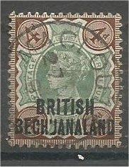 BECHUANALAND, 1891, used 4p, Overprinted Scott 35