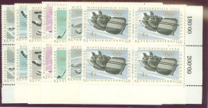 Austria #711-17 Mint (NH) Single (Complete Set)