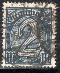 Germany Reich Scott # O12, used, exp.h/s, Mi# D32