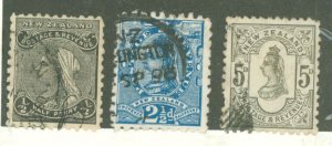 New Zealand #67A-69 Used Single (Complete Set) (Queen)