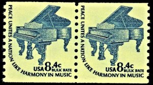 US 1615C MNH VF 8.4 Cent Piano Pair