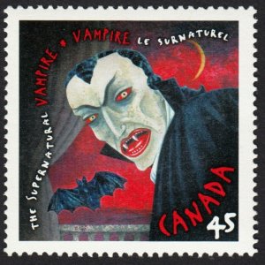 VAMPIRE = THE SUPERNATURAL = Canada 1997 #1665 MNH stamp from pane