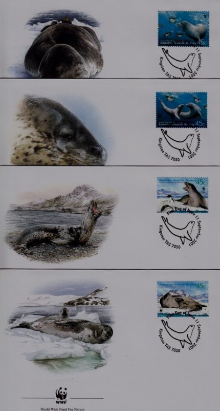 Australia Antarctic t. L118 FDC WWF-01/Seal