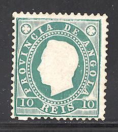 Angola 17 mint hinged SCV $ 15.00 (RS)