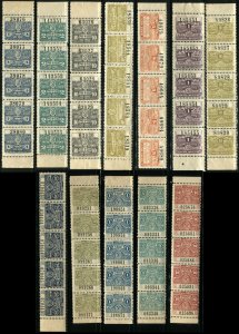 Argentina PROVINCE SANTA FE REVENUE Stamp Collection 1915 1916 1921 Mint NH