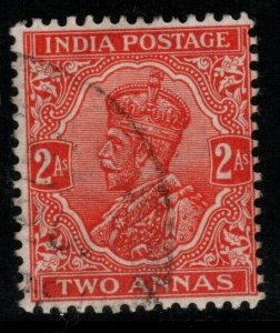 INDIA SG236 1932 2a VERMILION USED