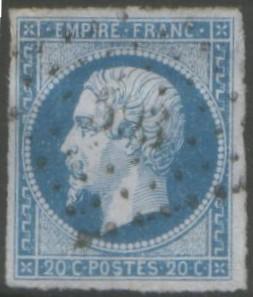 France 20 c blue SG 51 fine used