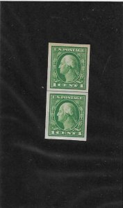 US SCOTT# 408 IMPERF LINE PAIR MNH SCV $5.00