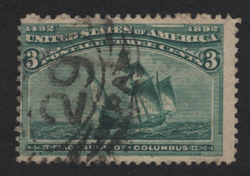 United States USED Scott Number 232  AVG-F -  BARNEYS