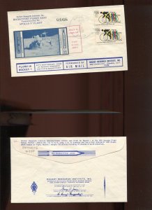 RRI ROCKETPOST XXXV ROCKET FLOWN COVER DEC 7 1972 (HR1257) APOLLO 17 FLIGHT