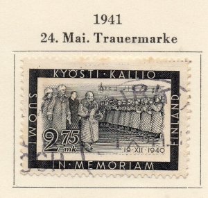 Finland 1941 Early Issue Fine Used 2.75mk. NW-214563