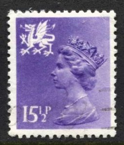 STAMP STATION PERTH Wales #WMH27 QEII Definitive Used 1971-1993