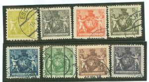 Liechtenstein #54-58/59a/60/61a Used Single