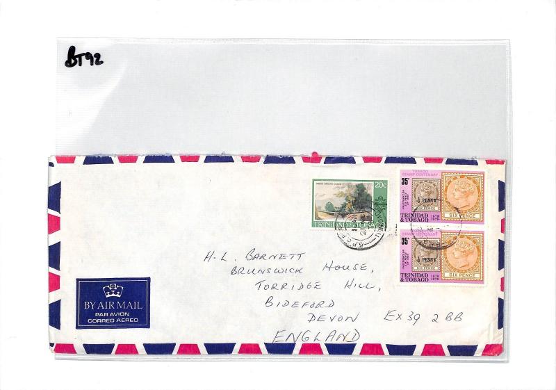 Trinidad and Tobago Commercial Air Mail Cover {samwells}PTS 1978 BT92