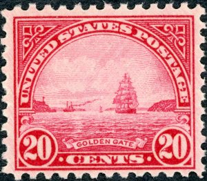 #698 – 1931 20c Golden Gate. MNH. OG.