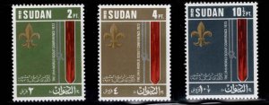 SUDAN Scott 269-271 MNH** Scout