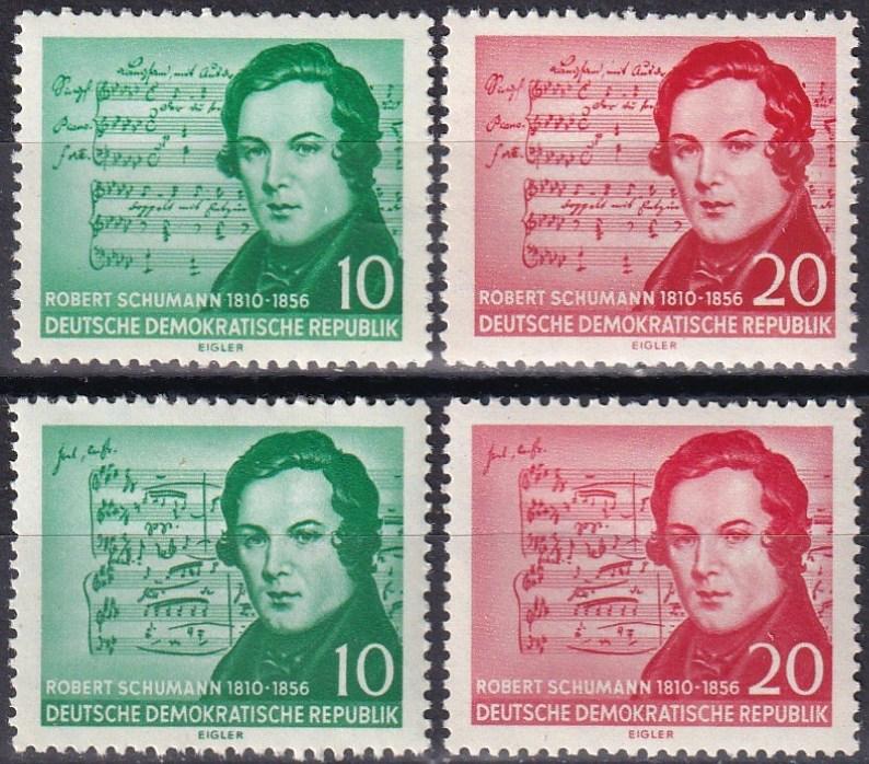 DDR #295-6, 303-4 MNH CV $9.35  Z852