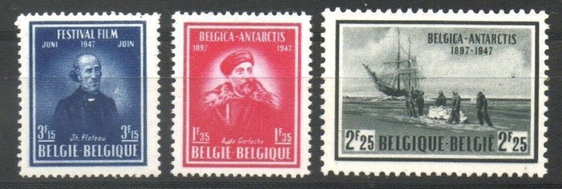 BELGIUM 1947 50th Annive. of Capt. (3v Cpt) Fresh MNH CV$8