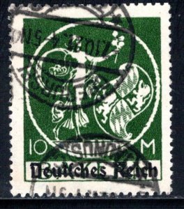 German States Bavaria Scott # 274, used, experts h/s, Mi # DR 137I