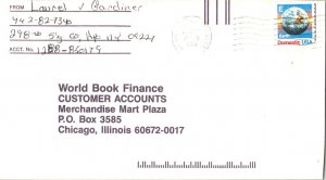 United States A.P.O.'s [25c] E Earth 1988 Army Postal Service, APO 09227 298t...
