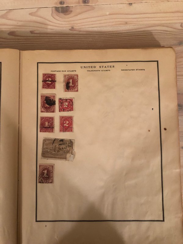Modern Stamp Album Circa 1921