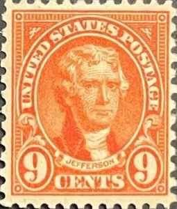 US #561 9c Jefferson Mint OG