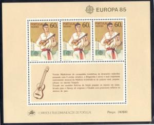Portugal Madeira  #101  MNH 1985  Europa music sheet