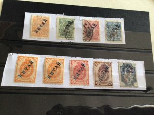 Russia post offices in China 1899  mounted mint and used stamps A12604