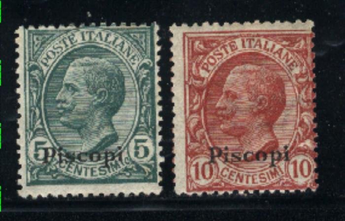 Italy-Piscopi #2-3   Mint F 1920-21 PD