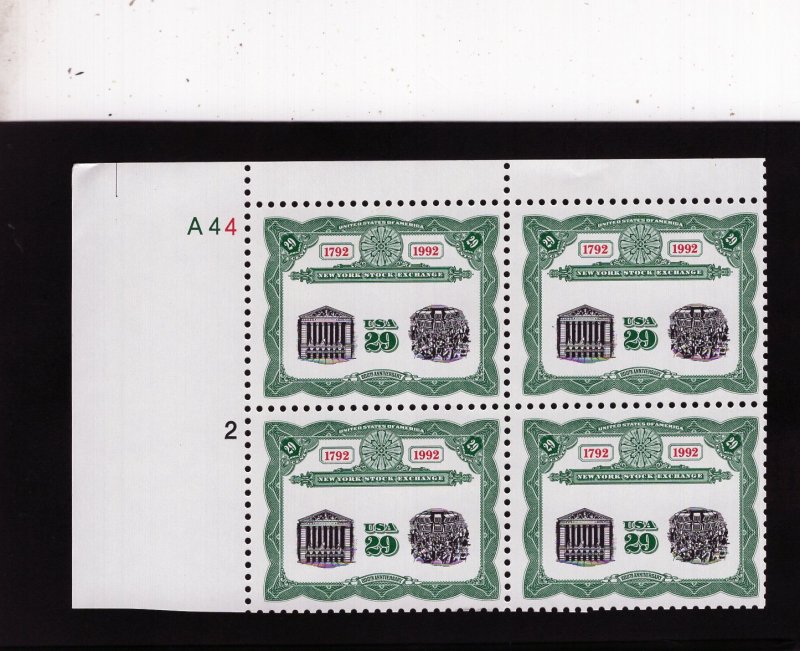 2630 NY Stock Exchange, MNH UL-PB/4 (#A442)