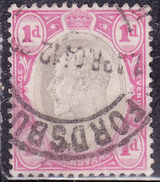 Transvaal 253 USED 1902 King Edward VII 1d