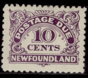 CANADA - Newfoundland GVI SG D6, 10c violet, NH MINT. Cat £13.