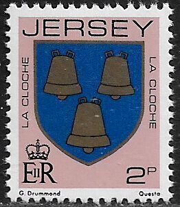 Jersey #248 Mint Never Hinged Stamp - Coat of Arms - La Cloche