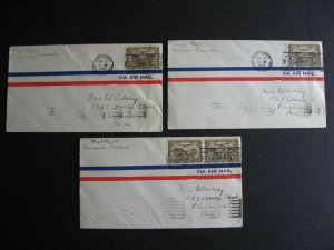 CANADA 3 FFC (First Flight Covers) Sep 13/1930 Vancouver Airport Dedication! 