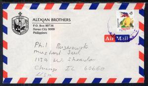 Philippines to Chicago IL Airmail Cover