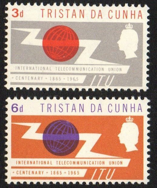 Tristan Da Cunha Sc #85-86 Mint Hinged